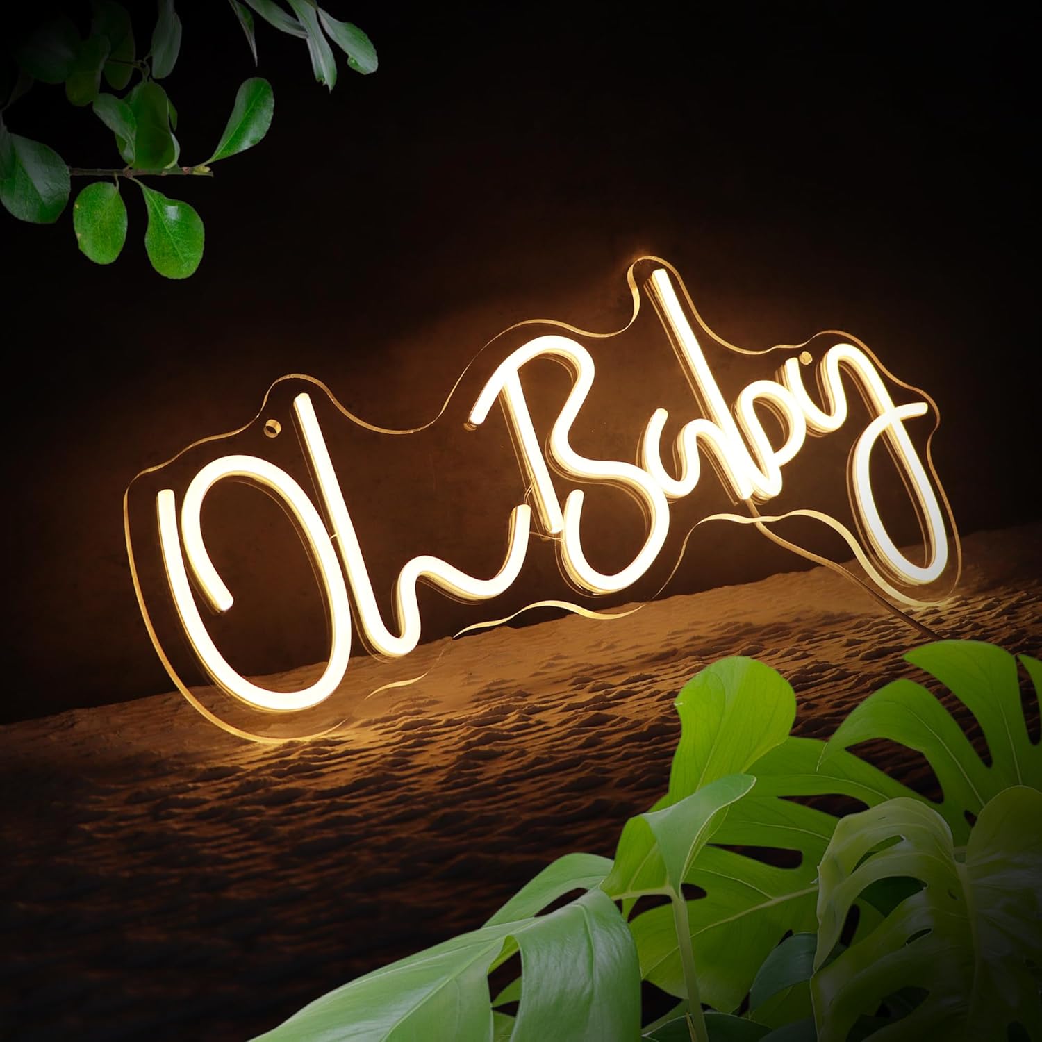 Oh Baby neon sign