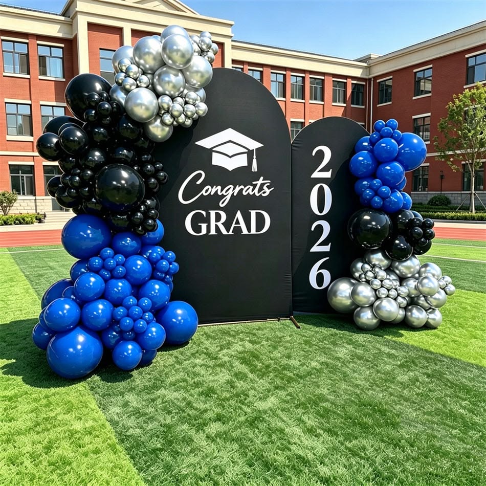 Graduation Balloon Backdrop - Graduation decor in Vaughan and GTA